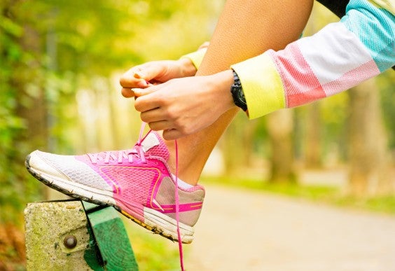 running in shoes too small