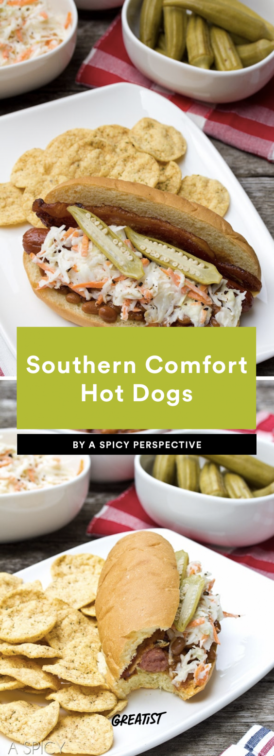 Southern Comfort Hot Dogs