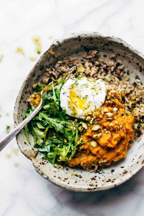 Buddha bowls: Turmeric Sweet Potato