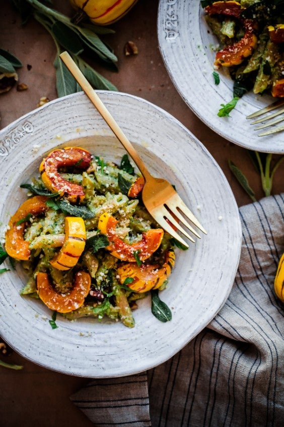 Whole Wheat Pasta With Delicata Squash