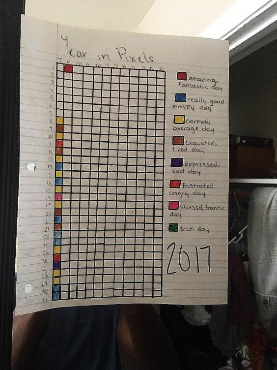 year in pixels