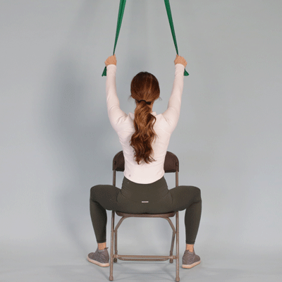 workout routines for beginners Seated lat pull-downs