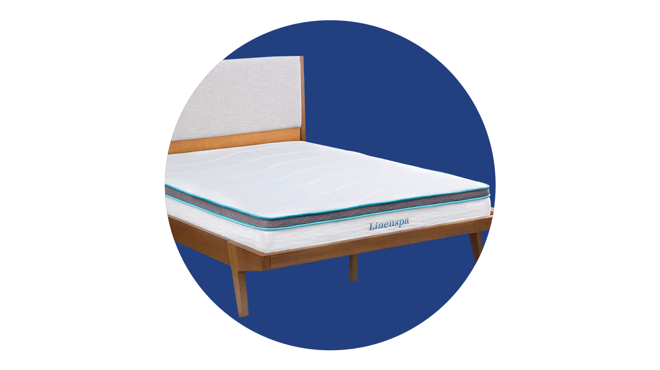 best firm mattress linenspa memory foam and innerspring hybrid