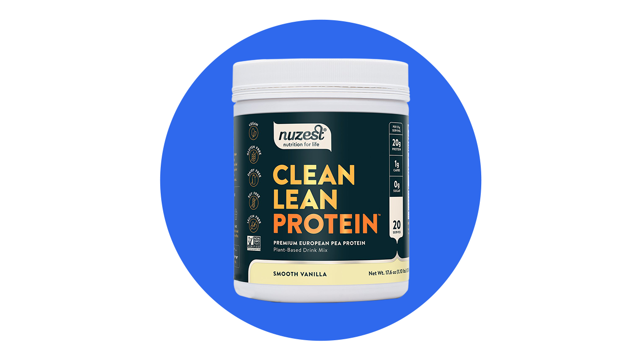 nuzest plant-based protein powder