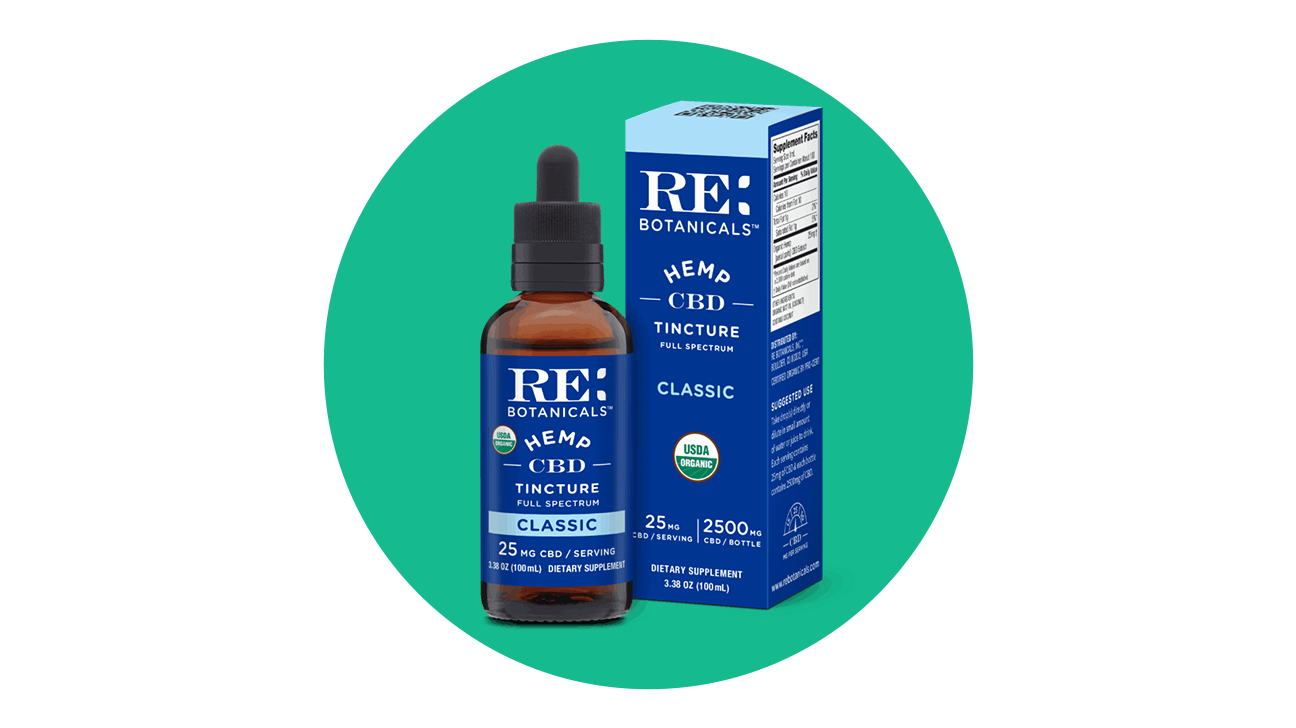 RE Botanicals Hemp Full spectrum cbd tincture