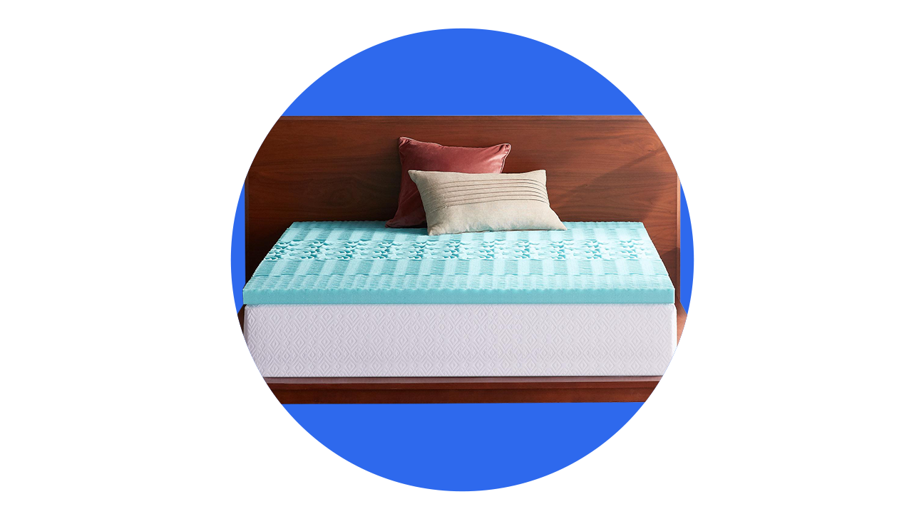 Rest Haven 3 Inch Zoned Gel Memory Foam Mattress Topper