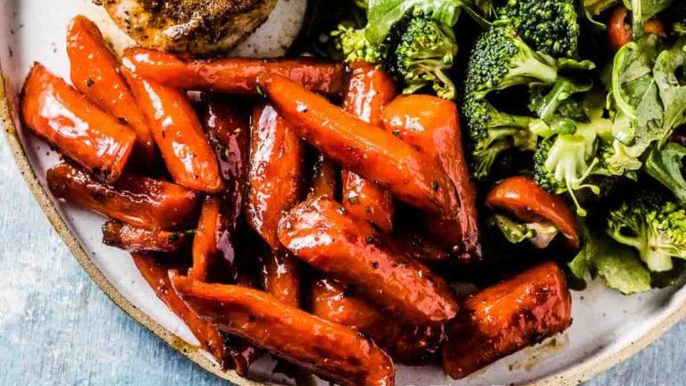 spicy honey roast carrots