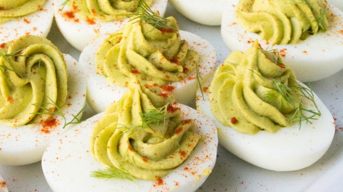 avocado deviled eggs
