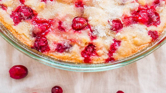 crustless cranberry pie