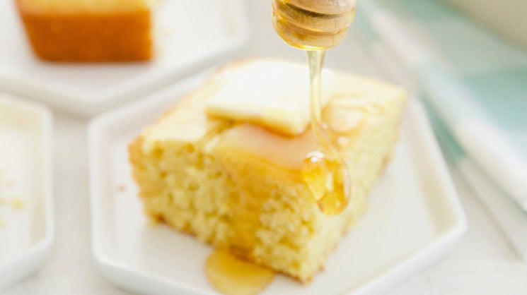 cornbread with honey butter