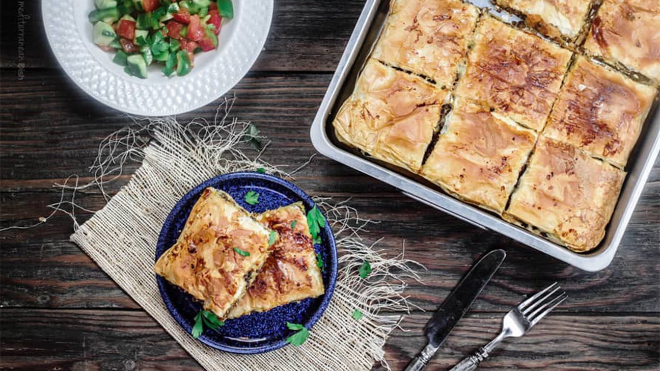 phyllo meat pie