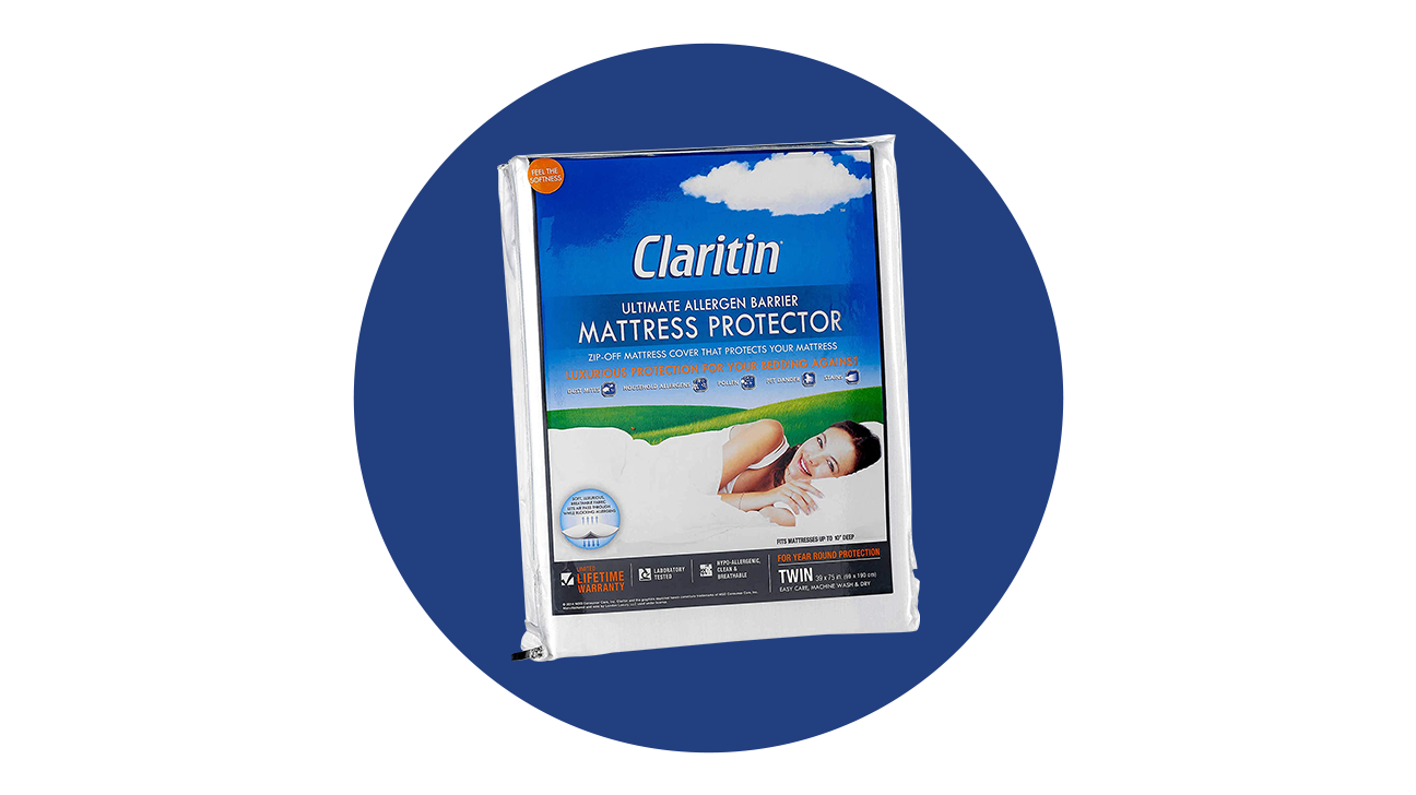 claritin allergy mattress cover