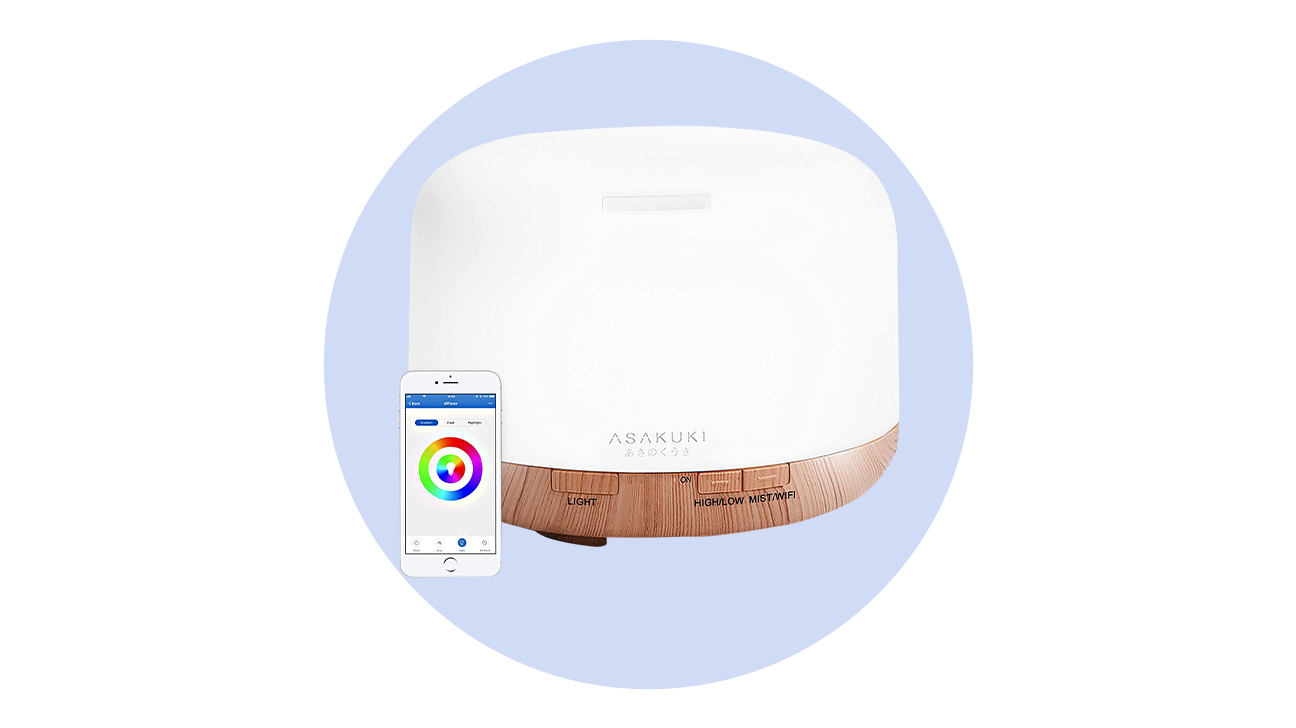 ASAKUKI Smart Wi-Fi Essential Oil Diffuser