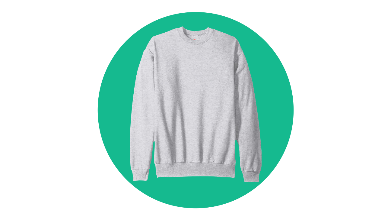 Hanes Men’s EcoSmart Fleece Sweatshirt