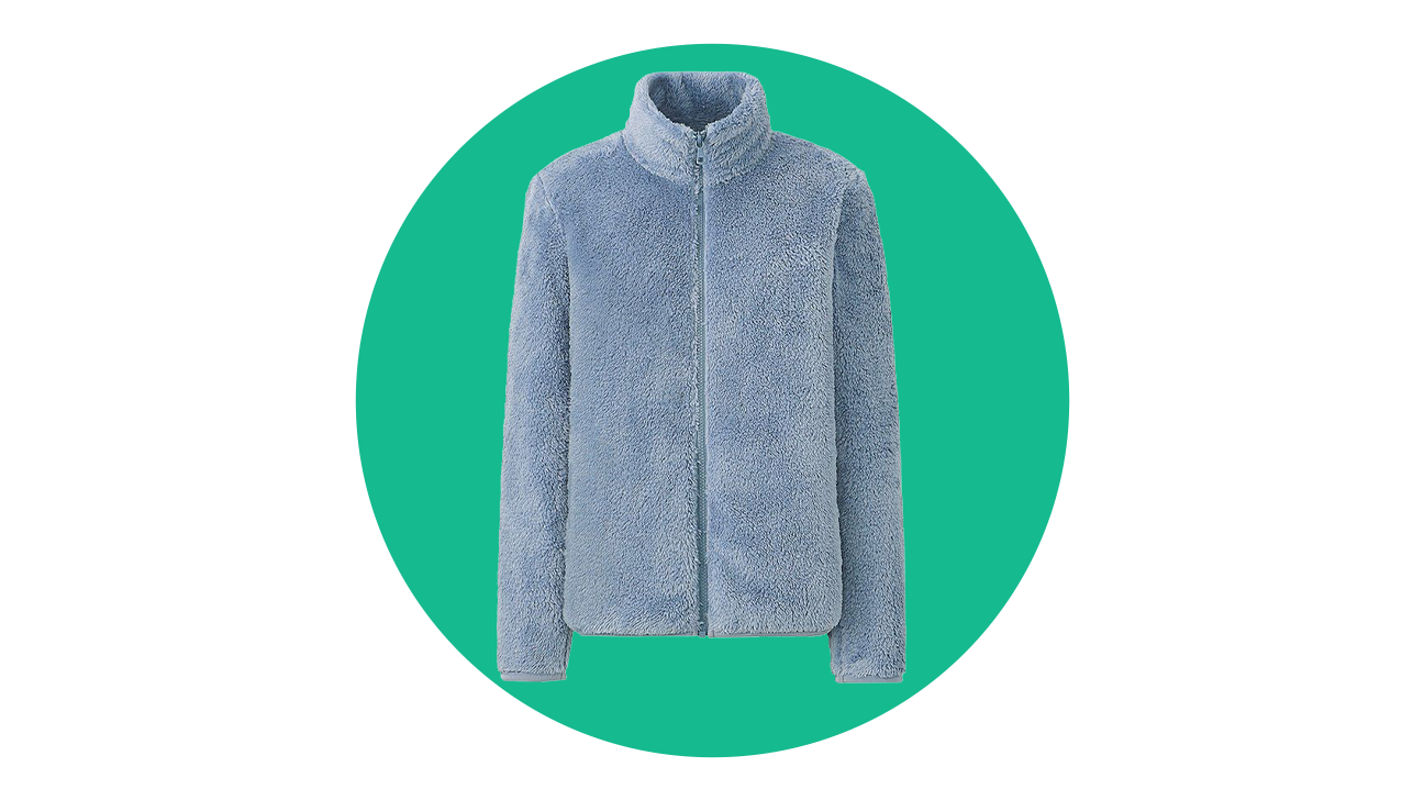 Uniqlo Women Fluffy Yarn Fleece Full-Zip Jacket