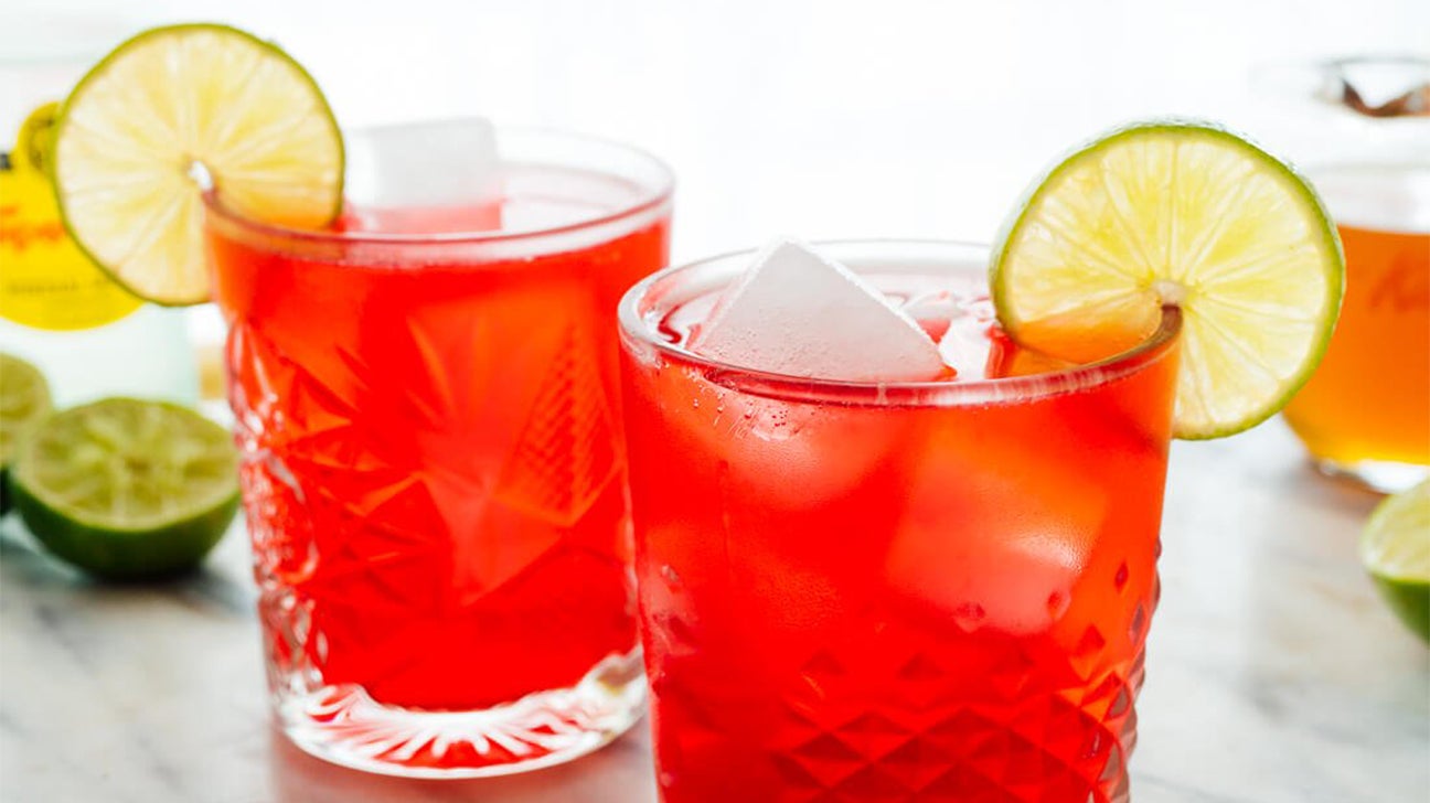 Hibiscus mocktail 