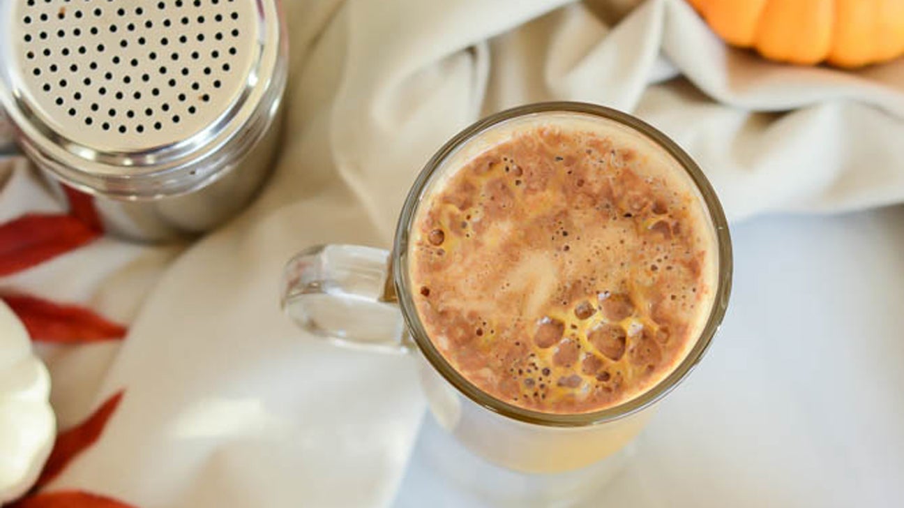 bourbon spiked pumpkin spice latte