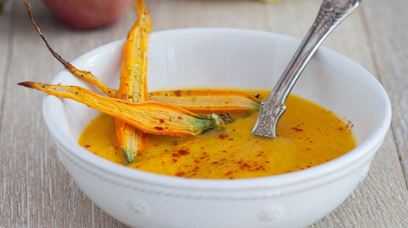 gingery apple pumpkin soup