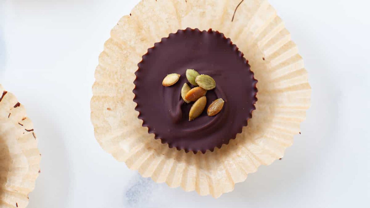 pumpkin almond butter cups