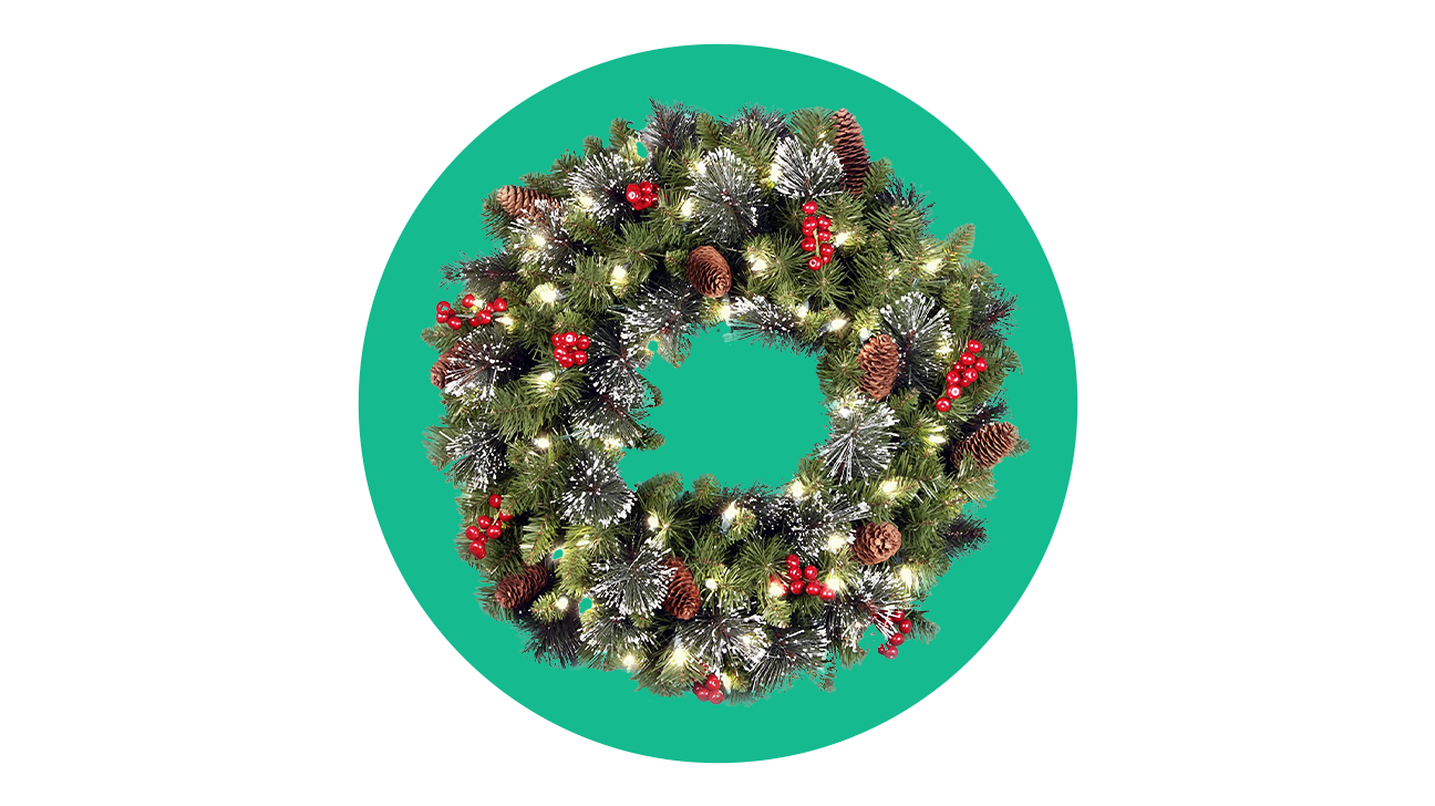 National Tree Company Lit Wreath