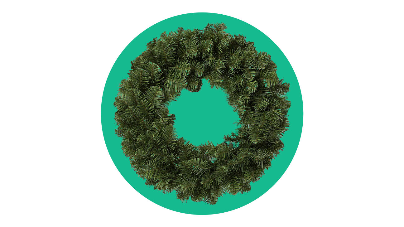 Wondershop 22″ Christmas Artificial Pine Wreath