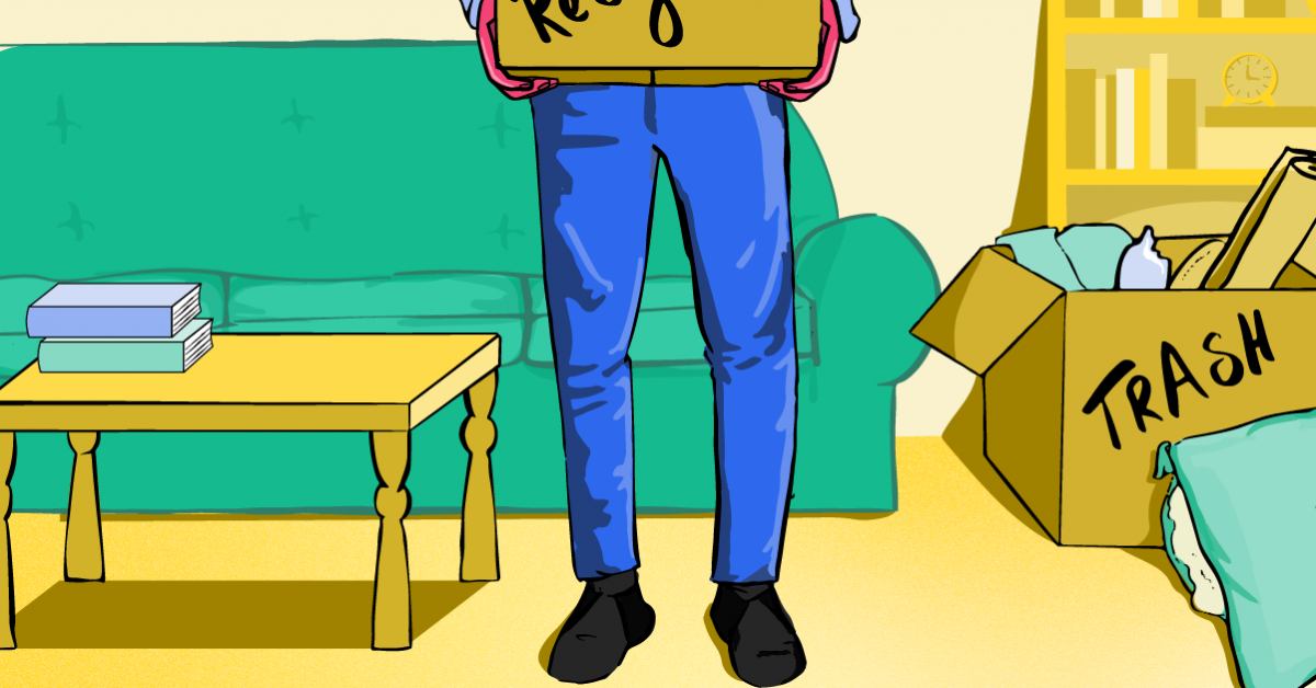 Decluttering 101 A RoombyRoom Guide to Throwing Things Away
