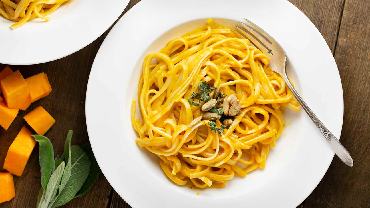 roasted butternut squash pasta