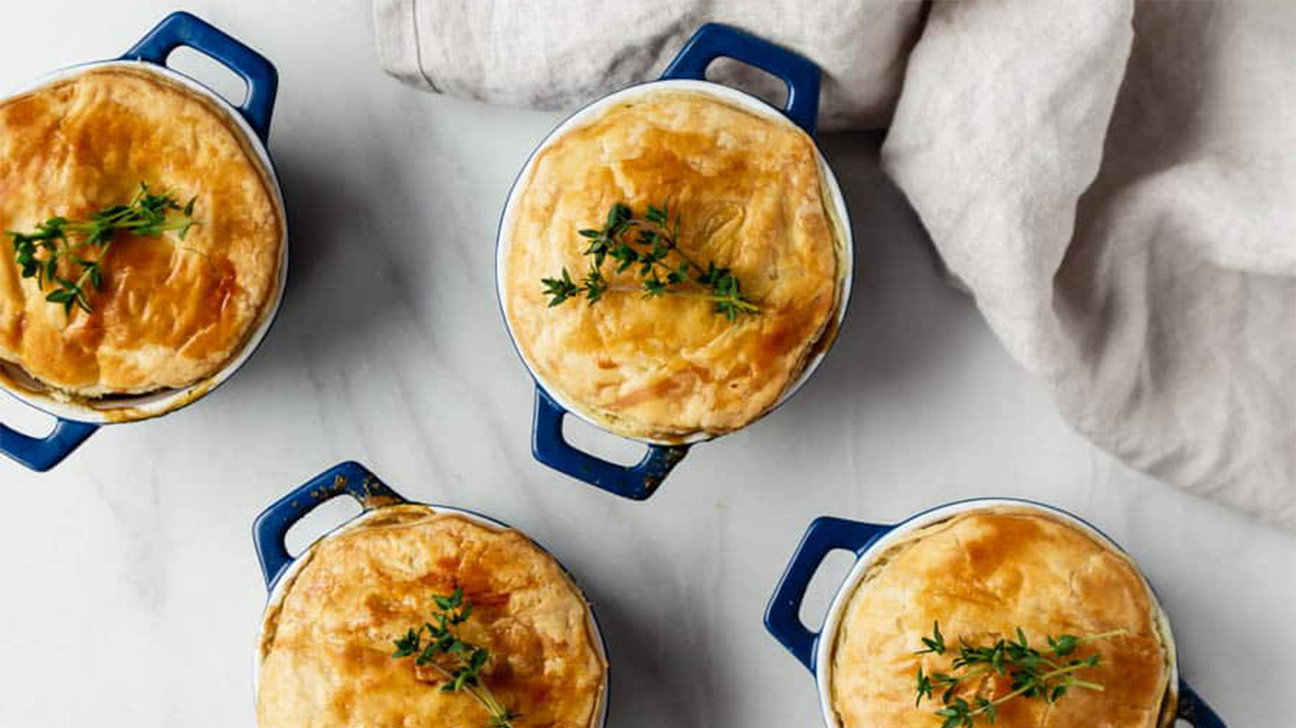 vegetarian pot pies