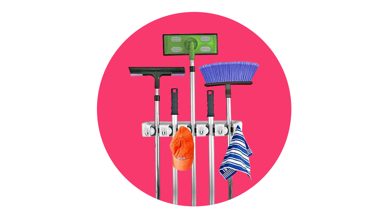 Home-It Mop and Broom Holder