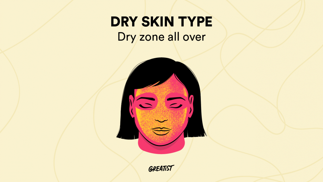 dry skin illustration