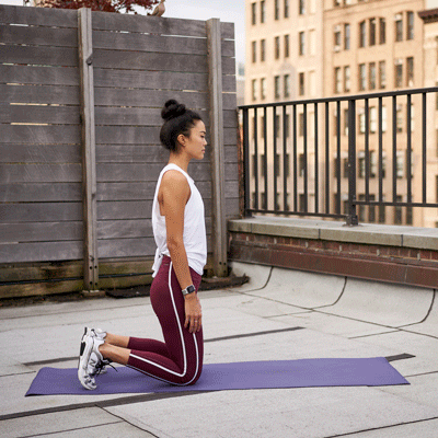 stretching exercises lunging hip flexor