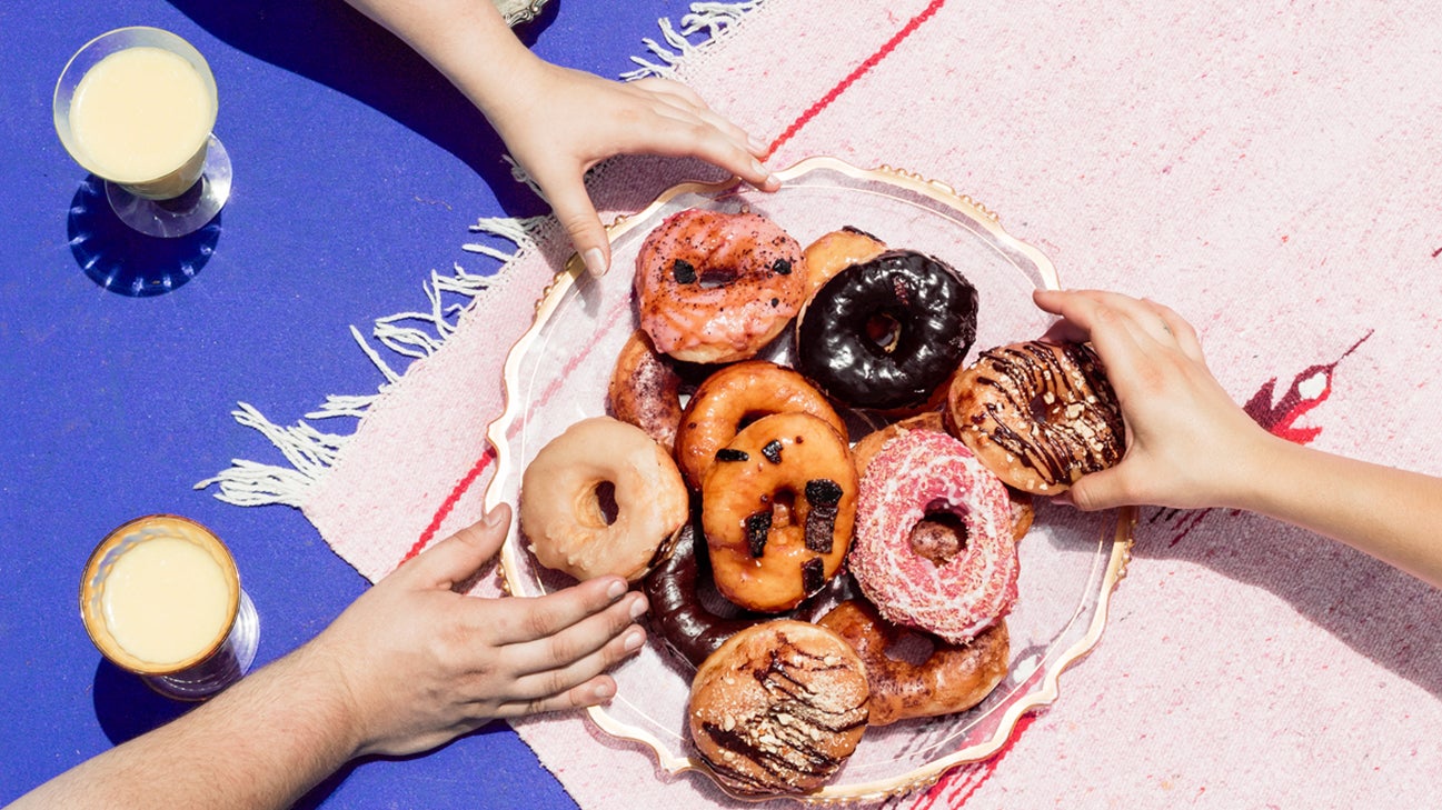 demerara sugar on donuts header