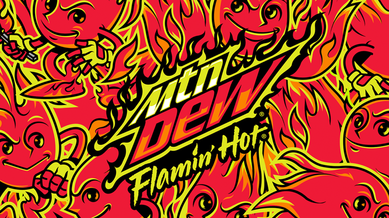 flamin hot mountain dew