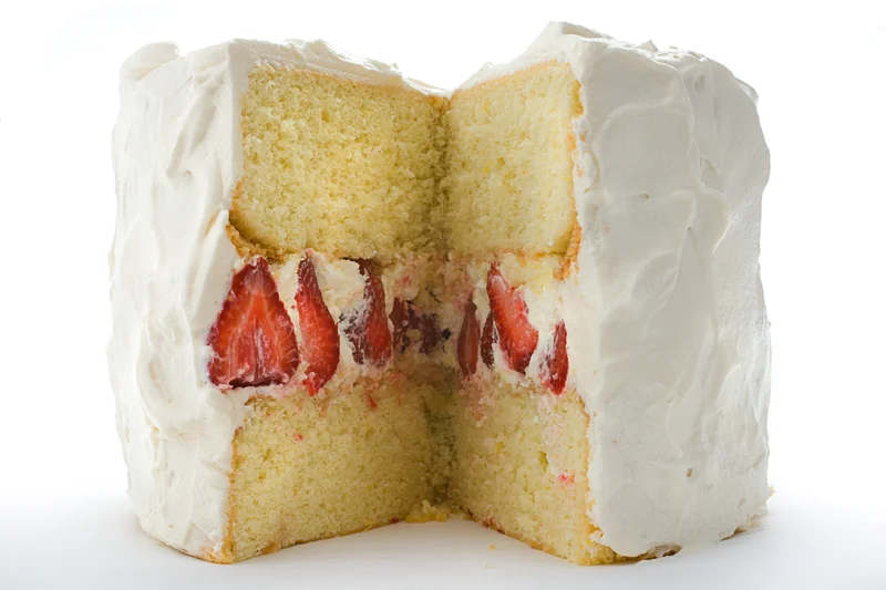 Strawberry Whipped Cream Cake
