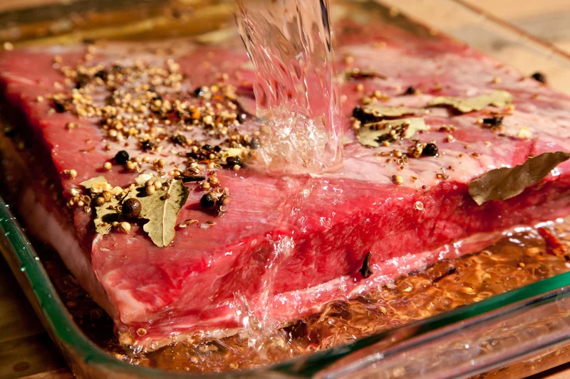 Corned Beef and Cabbage with Horseradish Cream Sauce