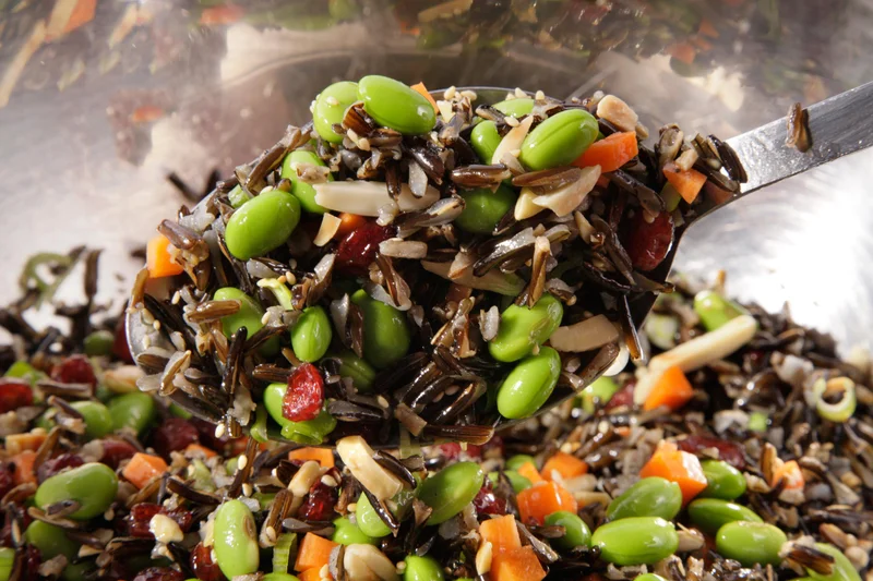 Wild Rice and Edamame Salad