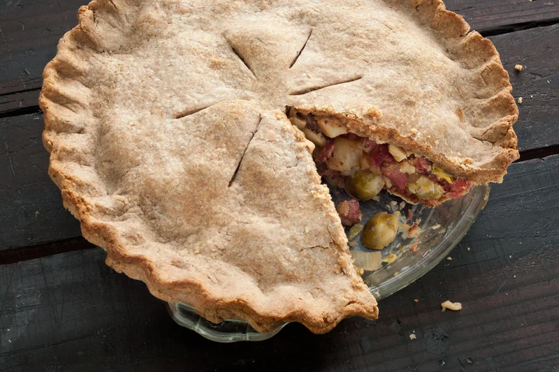 Savory Pastrami and Cheese Pie