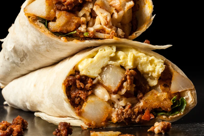 Chorizo Breakfast Burritos
