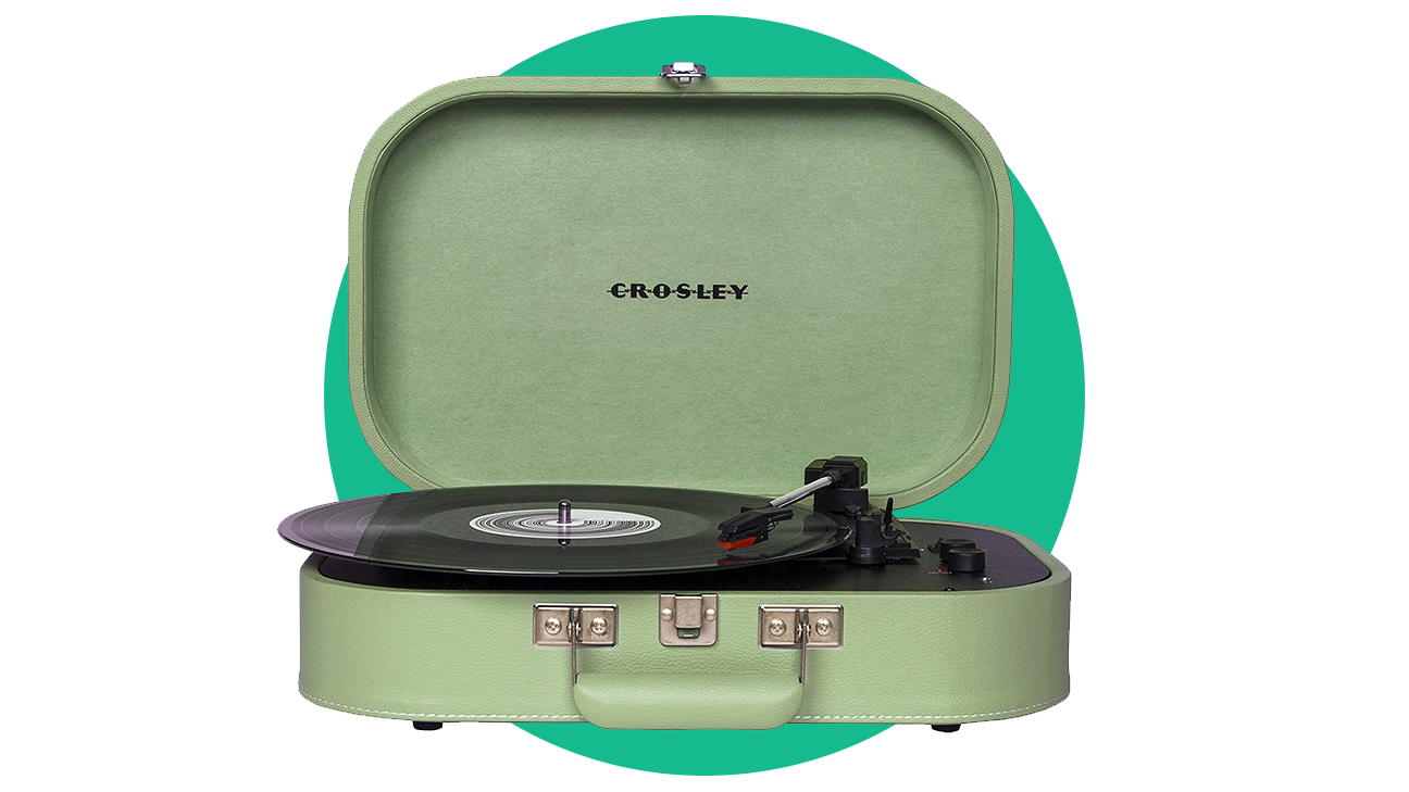 Crosley Discovery Vintage Bluetooth 3-Speed Belt-Driven Suitcase Turntable