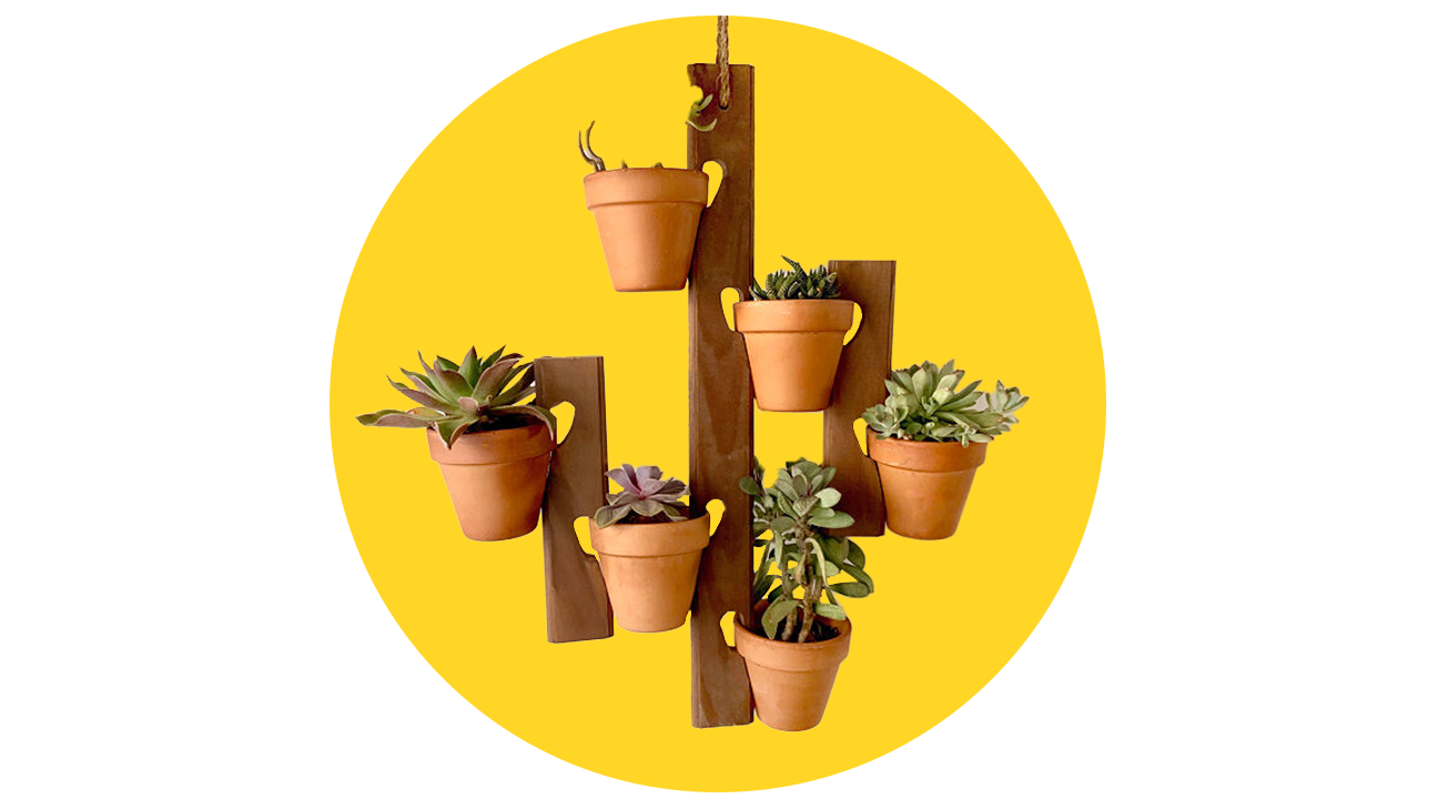 Uncommon Goods Vertical Garden Pot Hanger