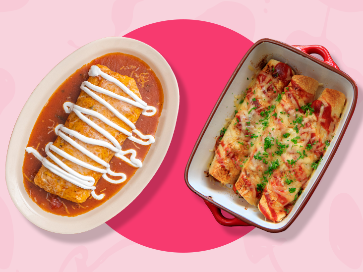 Enchilada vs. Burrito Differences and Recipes