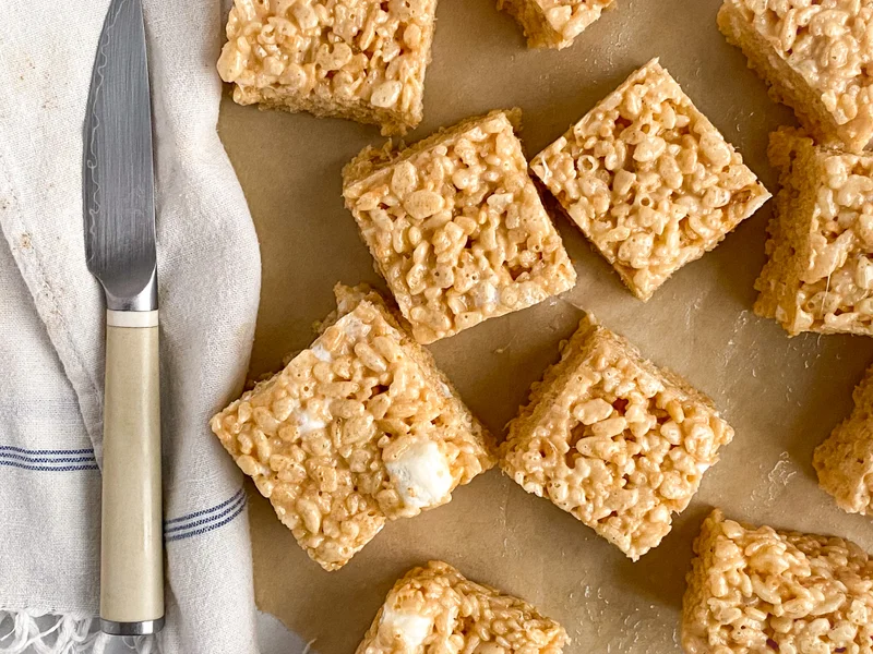 Rice Krispie Treats with Sweetened Condensed Milk