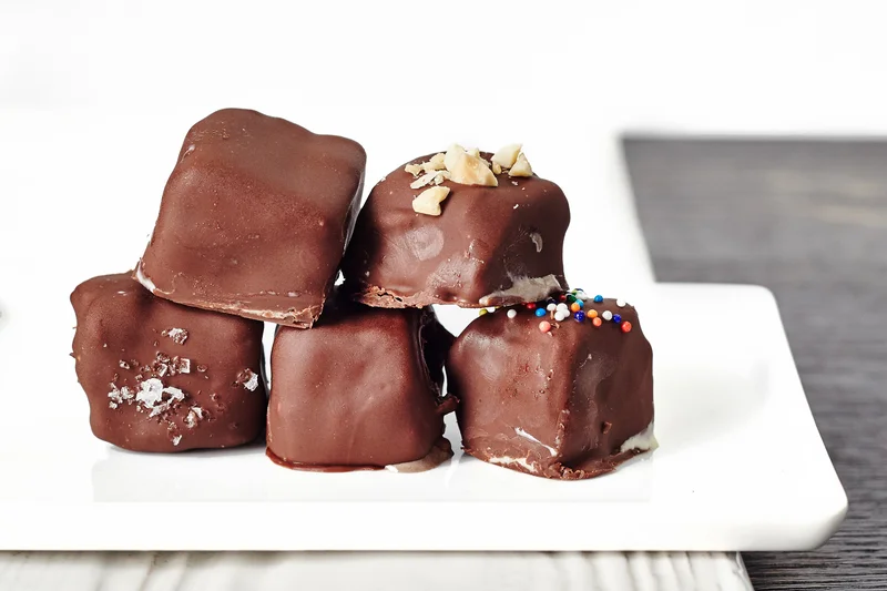 ChocolateCovered Ice Cream Bites