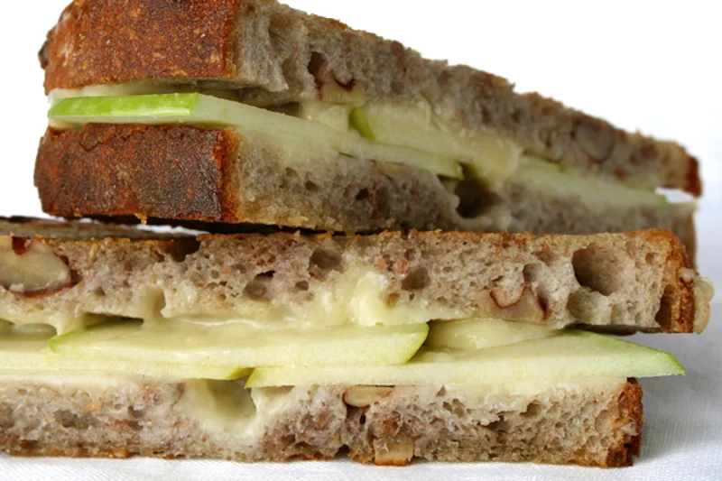 Apple and Aged Cheddar Grilled Cheese