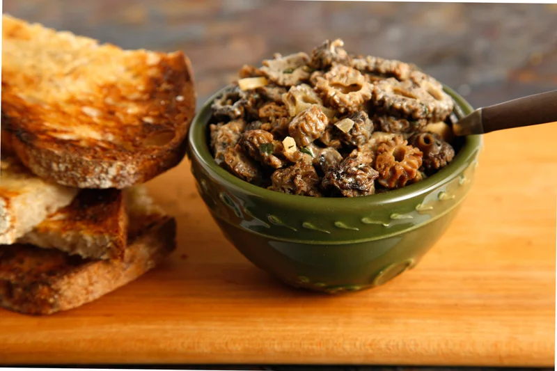 Morel Mushroom Toasts