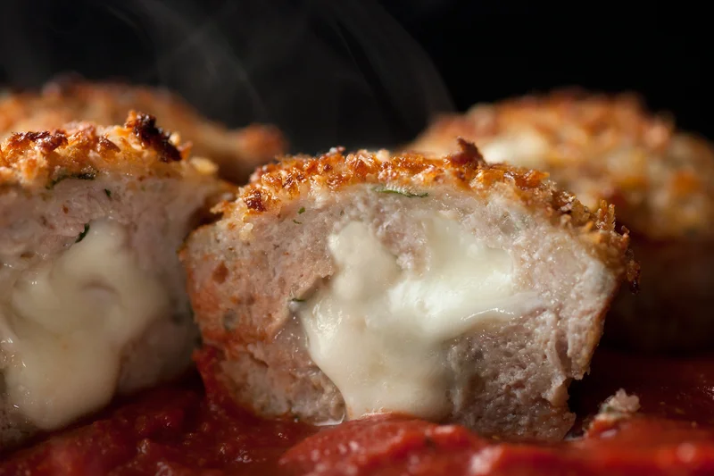 Chicken Parmesan Meatloaf Muffins