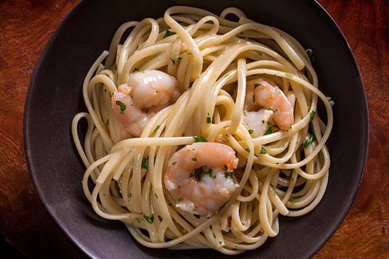 Fast LemonParsley Shrimp Pasta