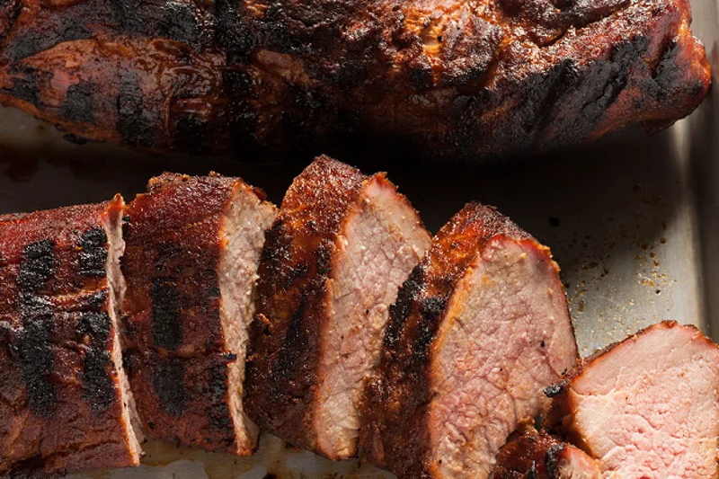 CoffeeRubbed Grilled Pork Tenderloin