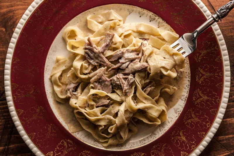 MilkBraised Pork Shoulder Ragu with Fresh Fettuccine