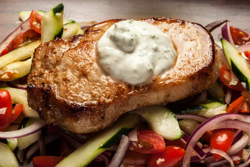 PanFried Pork Chops with Yogurt